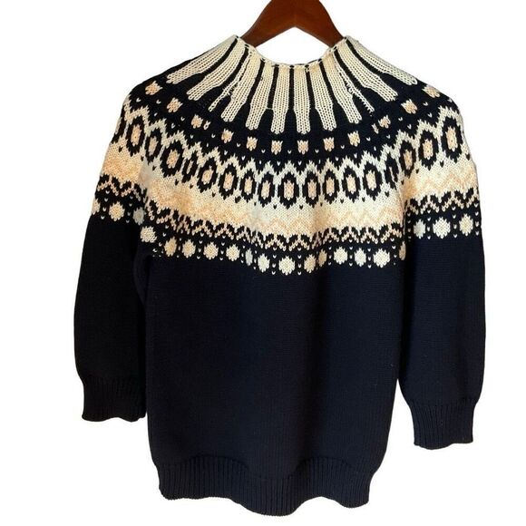 525 America Fair Isle Nordic Mock Neck, Large. Icelandic. - Picture 2 of 13